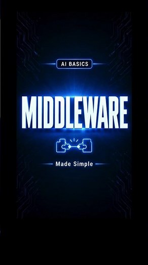 what is middleware ? (Explained Simply) | AI Basics for Beginners