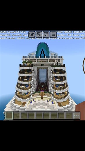 I Built a Giant Ship in Minecraft 🚢🔥 | #shorts