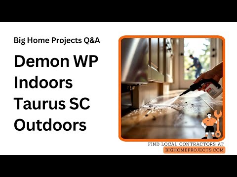 Demon WP Crack Treatments vs Taurus SC Outdoor-Only
