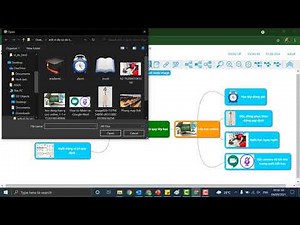 Hướng dẫn thêm ảnh, thay đổi màu nền, màu chữ của sơ đồ tư duy với mindmup