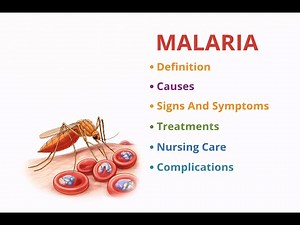 malaria causes, symptoms, diagnosis, treatment and nursing care explained for nursing students