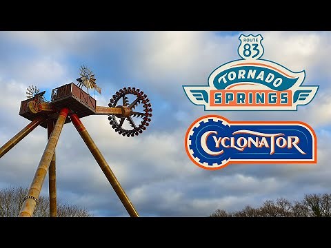 Cyclonator Ride at Paultons Park | Official Ride POV | 4K 60FPS