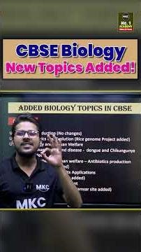 Latest CBSE Biology Syllabus Update! New Topics Added 🚨📚 #neet #biology #shorts #shortvideo #viral