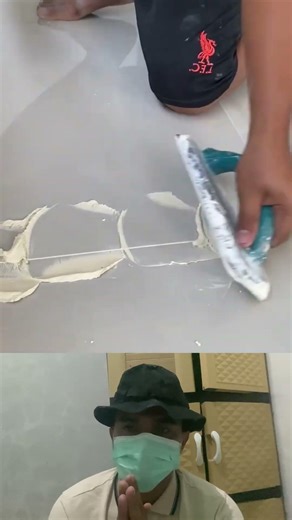 Tile Edge Putty Filling