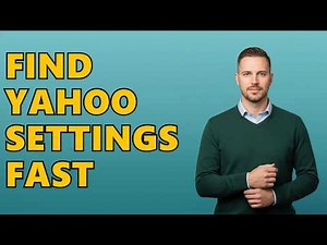 Where Is Settings On Yahoo Mail?