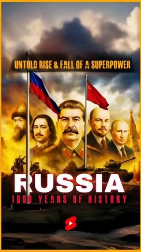 🇷🇺 RUSSIA 1000-Year Empire | From Tsars to Putin #HistoryShorts