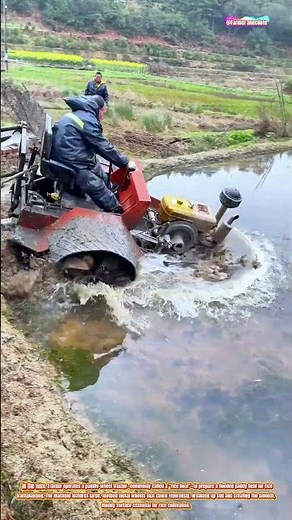 The Art of Rice Paddy Cultivation with Paddle-Wheel Tractors