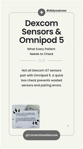 Stop Pairing Errors! Dexcom G7 & Omnipod 5 Compatibility Guide 🛑 #Shorts