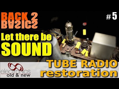 How to safely test the output tube - Tube Radio Restoration Back to Basics part 5