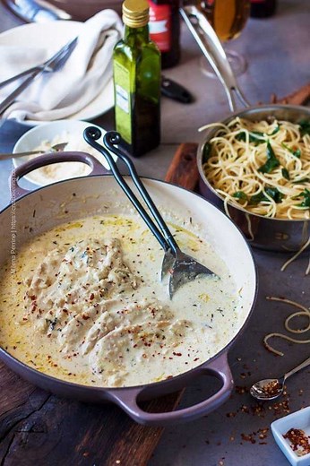 Chicken Cutlets in Creamy Sauce (30 Mins Start to Finish)