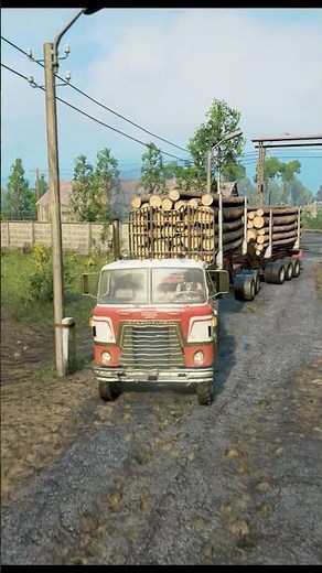 International Transfer | Transporting the logs in Snowrunner