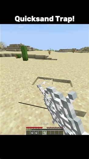Minecraft Quicksand Trap!