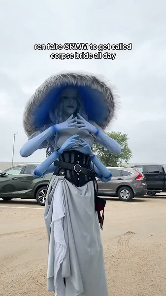 GRWM for a Corpse Bride Costume Transformation