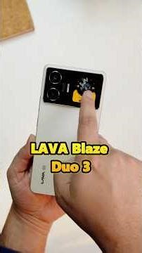 🔥 Lava Blaze Duo 3 – Dual Display Budget Phone? 😍