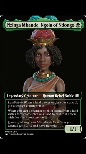 Magic the Gathering + Civilization VI (fan-made cards): Kongo