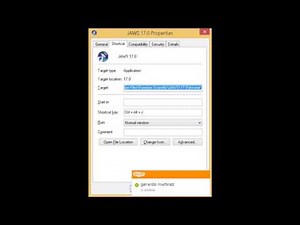 Creating a Hot key in Windows for launching JAWS