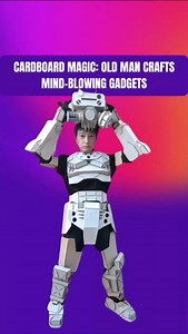 Cardboard Genius! 📦 This old man crafts mind-blowing gadgets from cardboard, proving that creativity knows no bounds. His ingenuity and resourcefulness are truly inspiring. What's the most impressive cardboard creation you've ever seen? #CardboardArt #CardboardCrafts #DIY #Gadgets #Invention #Creative #Ingenuity #Upcycling #Recycling #Handmade #CardboardMagic #Art #Crafts #Inspiration #DIYProjects #CardboardCreations #Amazing #Talent #Resourceful #Makers | Eyebiokin Kenny Peter