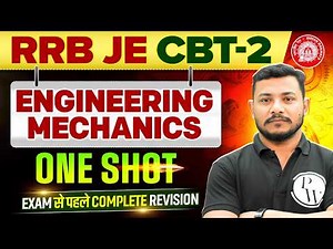 Engineering Mechanics in ONE SHOT 🔥| Mechanical Engineering | RRB JE CBT 2 Preparation
