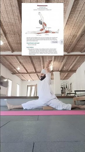 Hanumanasana (Monkey Pose) | Full Split Yoga Pose | Ultimate Flexibility Challenge
