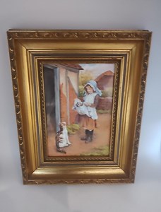 Francis Clark Royal Worcester Artist Painting on Porcelain Ireland Cottage - Etsy