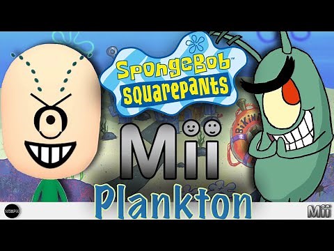 Plankton Mii Spongebob Squarepants