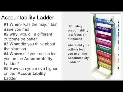 Accountability lader exercise