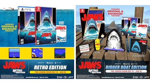 The NES game Jaws is getting a retro physical re-release on Switch and PS5