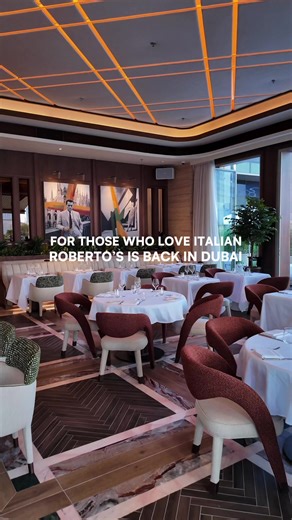 Roberto's Italian Restaurant Opens in DIFC
