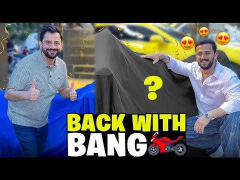 We are back with full Bang😍2 crore k new bike ly aye😱