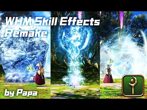 FF14玩家自制技能特效-【白魔篇】/FFXIV WHM skill effects Mod preview