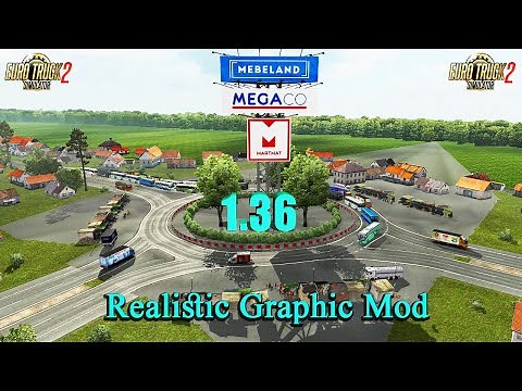 Ets2- Realistic Graphic Mod v.1.36 | Natural Graphic ( Install + Link ) | Euro Truck Simulator 2