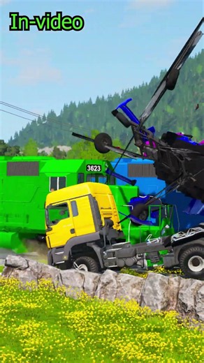 Double Flatbed Trailer McQueen Transportation – BeamNG 🚛🔥