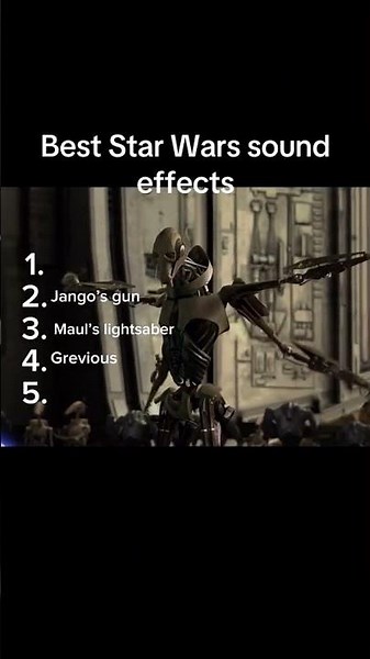 Ranking the best Star Wars sound effects #lightsaber