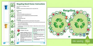 KS2 Recycling Board Game