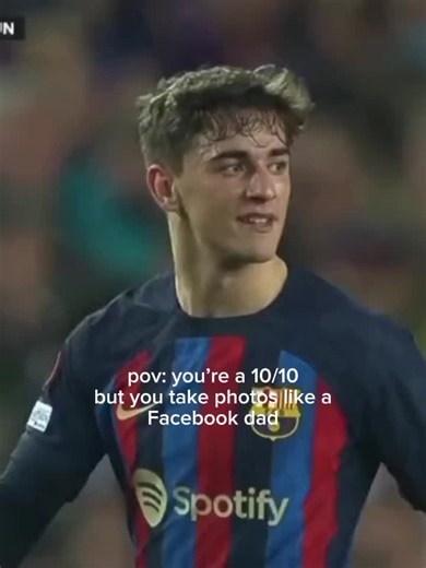 but he's handsome #fcbarcelona #gavi #pablogavi #dadphotos #foryoupage | gavi