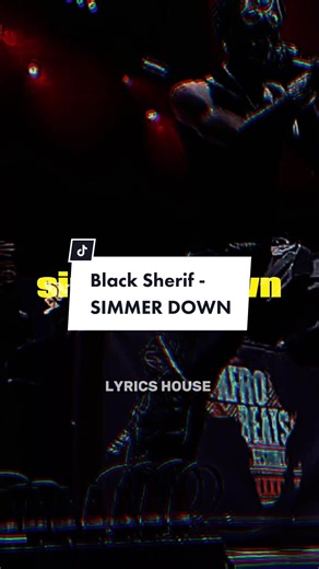 Black Sherif - Simmer Down (Lyrics) | Black Sherif Simmer Down Song