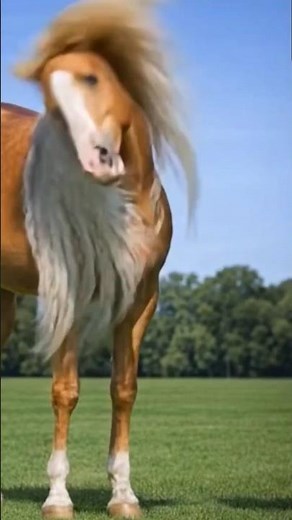 Horse Running Action Video | Strong Horse Galloping with Speed and Power in Natural #shorts