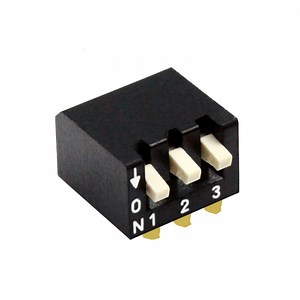 [Hot Item] 3p Low Profile Piano Type 2.54 mm SMT Mounting DIP Switch
