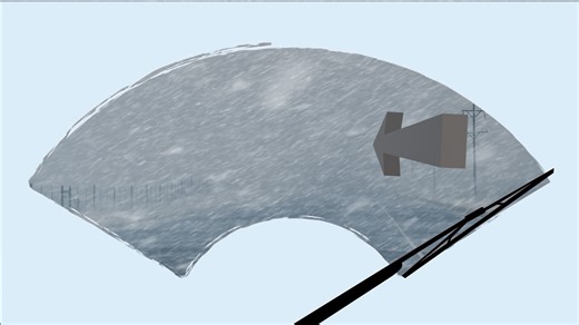 What conditions are needed to be an official blizzard?