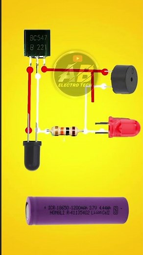 Fire Detection Alarm Circuit Diagram|| #electronic #ytshorts #shorts