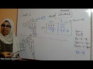 Grade 5 - 2-digit division using area model