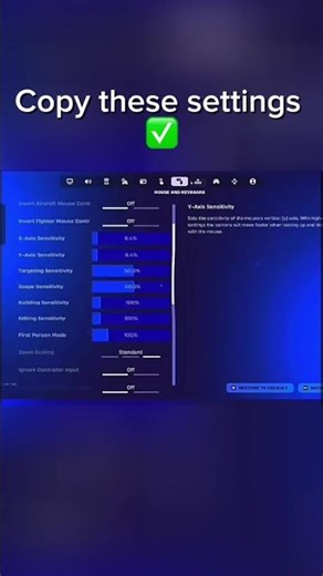 Best keybind settings to go pro #kbm #fortnite #settings #fortniteclip #fortnitesetting