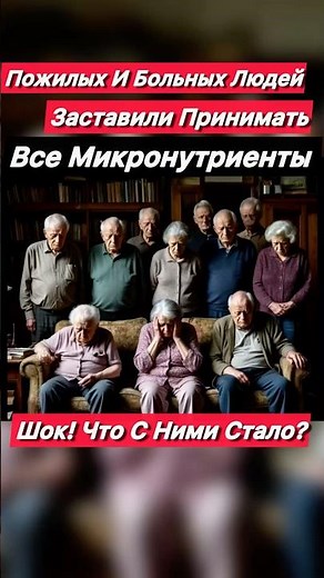 Секрет долголетия? Ученые дали 10 000 пожилых людей все необходимые питательные вещества.