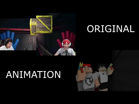 Original vs Animation - Aci & Miawaug POPPY Playtime