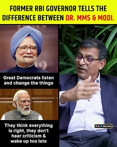 That's the difference between Dr. MMS & MODI by former RBI governor - Dr. Raghuram Rajan 👏👏 | Inquilab India