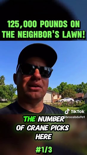125,000 POUNDS on the Neighbor's Lawn! // Part 1 #arborist #crane #treecare #chainsaw #treeremoval