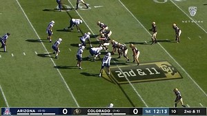 The arm on this man. 👏😮 Brendon Lewis had a milestone moment in Colorado Buffaloes Football's win over Arizona, throwing for a career-high 248 yards and two touchdowns. #GoBuffs | #Pac12FB | Pac-12 Conference