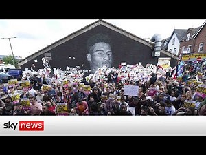 Hundreds gather at anti-racism demo to support Marcus Rashford