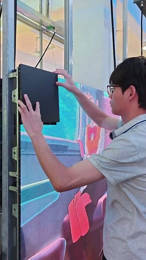 This LED Display Can Be Serviced from Both Sides 👀 #rentalleddisplay #ledwall #eagerled #ledscreen