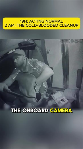 Onboard camera footage captures Tanner Horner’s actions following the murder of 7-year-old Athena Strand. At 7 PM, Horner returned to the scene, acting as a normal delivery driver to avoid suspicion. At 1 AM, he purchased cleaning supplies to scrub the van. By 2 AM, the camera captures him stuffing Athena’s personal items into a backpack. He frequently checked his phone for news updates before heading home. Police later recovered the backpack and the victim's belongings at his residence.#TrueCri